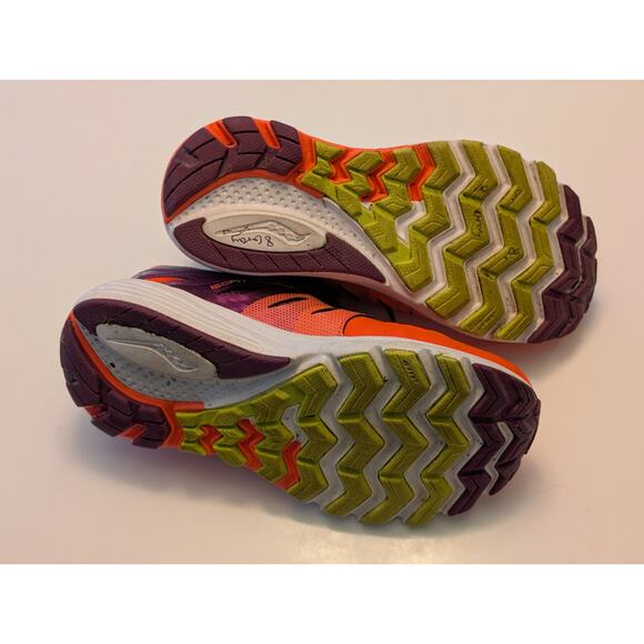Saucony Zealot ISO 2 Running Shoes - Women’s Size 7 - Berry/Coral/Orange - Picture 8 of 8